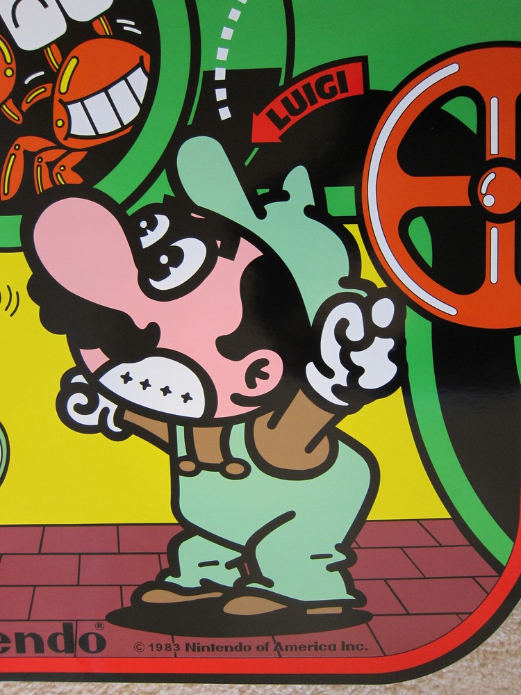 MARIO BROTHERS Side Art Set - Only Accurate Set Available!