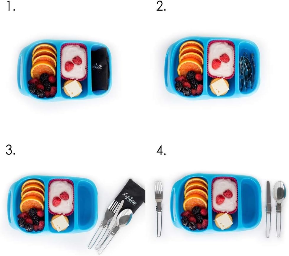 3-Piece Stainless Steel Cutlery Set - Eco-Friendly Portable Dining Solution