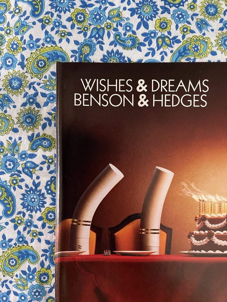 Benson & Hedges Cigarettes 1998 Print Ad Birthday Cake