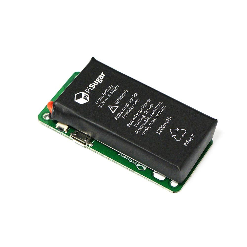 Pisugar 1200 mAh Lithium Battery Power Module for Raspberry Pi-Zero, Pi-Zero ...