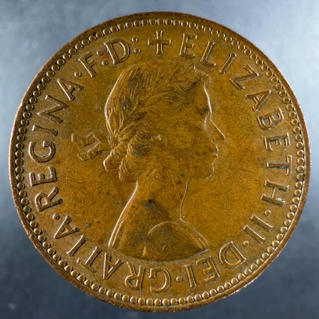 1962 Great Britain Half Penny Choice Example Elizabeth II Bronze