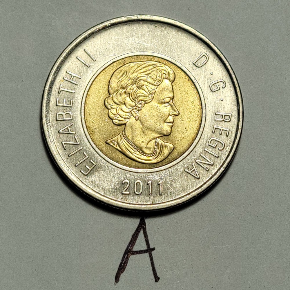 2011 Boreal Forest CANADA 2 Dollar Toonie Coin TA4