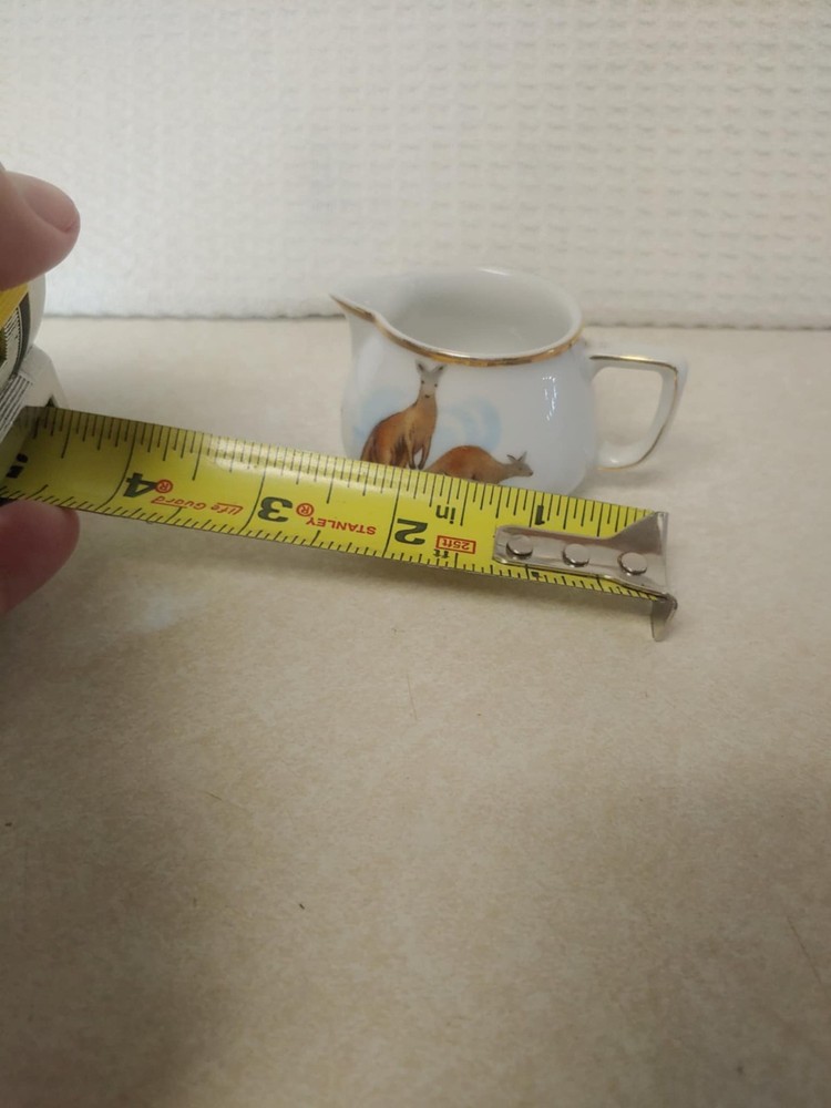 kangaroo pitcher very small made in bohemia