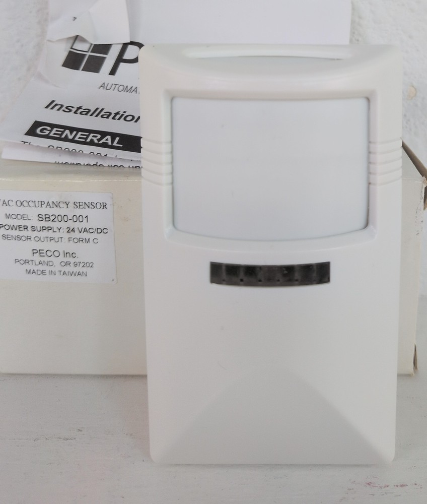 PECO SB200-001 Hvac Occupancy Sensor Time Delay White