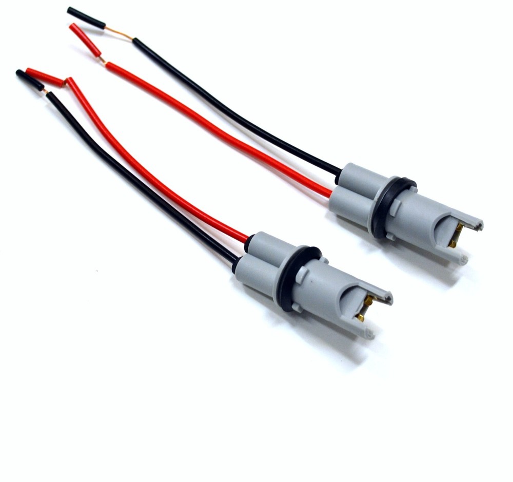 Universal Pigtail Wire Female Socket 168 T10 PGL Front Side Marker Light Plug A