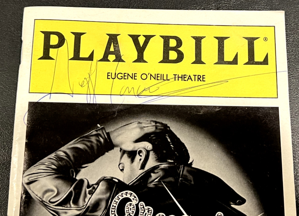 Grease Signed Playbill Jeff Conaway May 1997