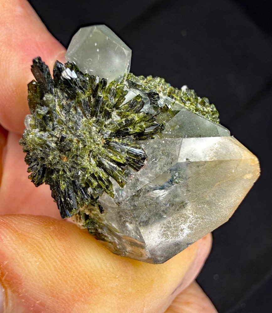 Conversation Crystals - Epidote w/quartz