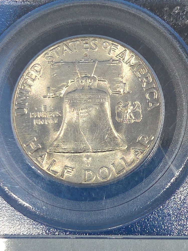 1948 D Franklin Half Dollar PCGS MS64FBL