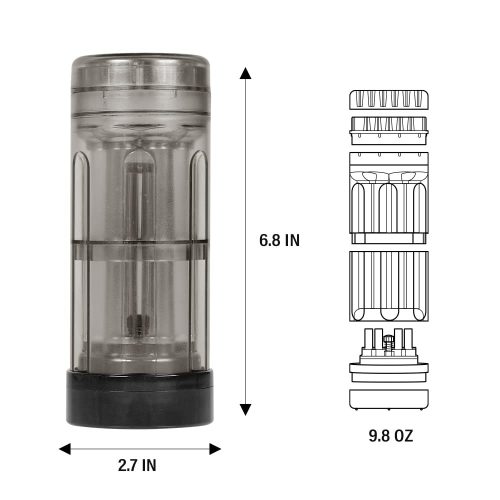 Portable Herb Grinder - Cone Rolling Machine 6 Loader At Once (Pre-Roll Cones...