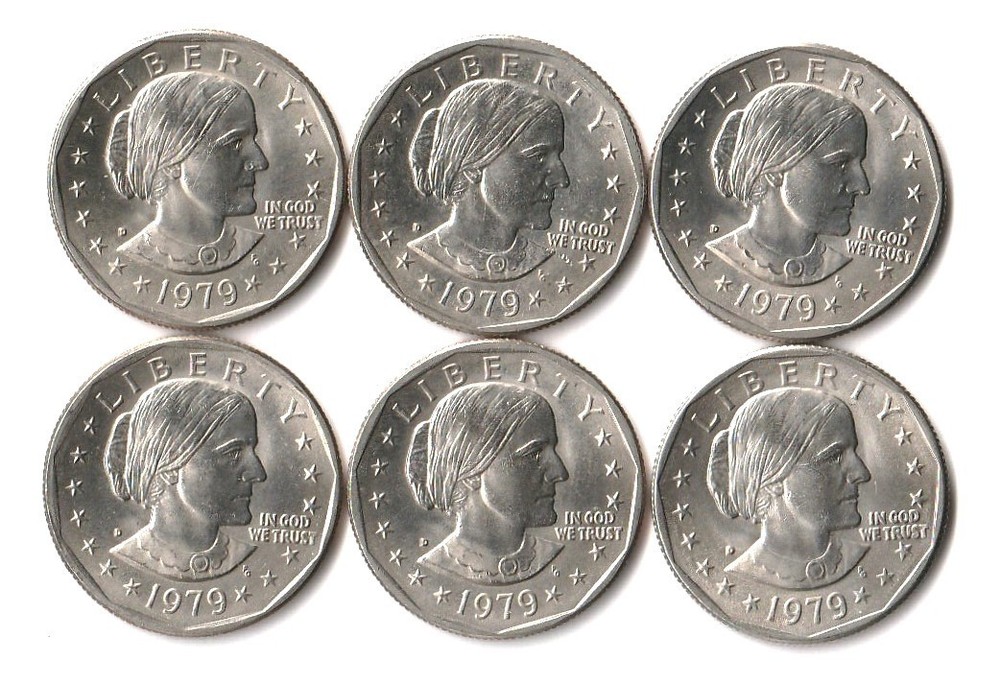 1979 D  SUSAN B ANTHONY $1 DOLLAR X (6) Uncirculated