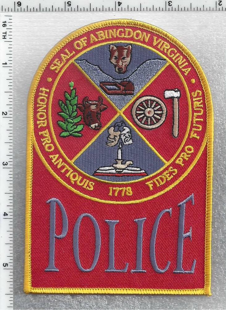 Abingdon Police (Virginia) 3rd Issue Shoulder Patch