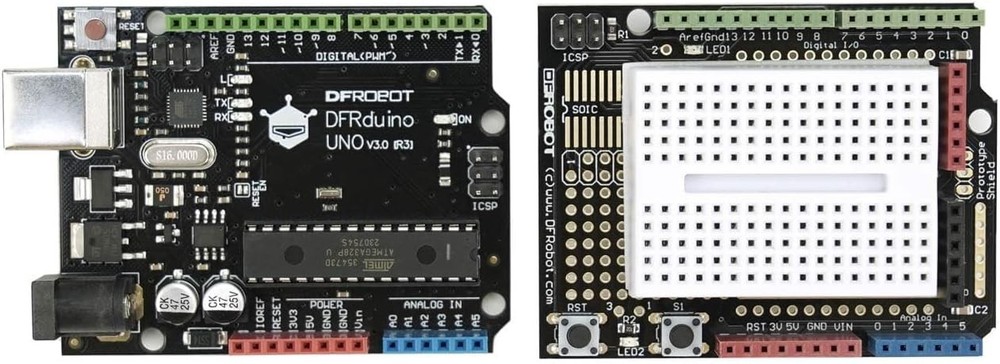 DFRobot Basic Arduino UNO R3 Starter Kit with 83 Components & 12 Projects