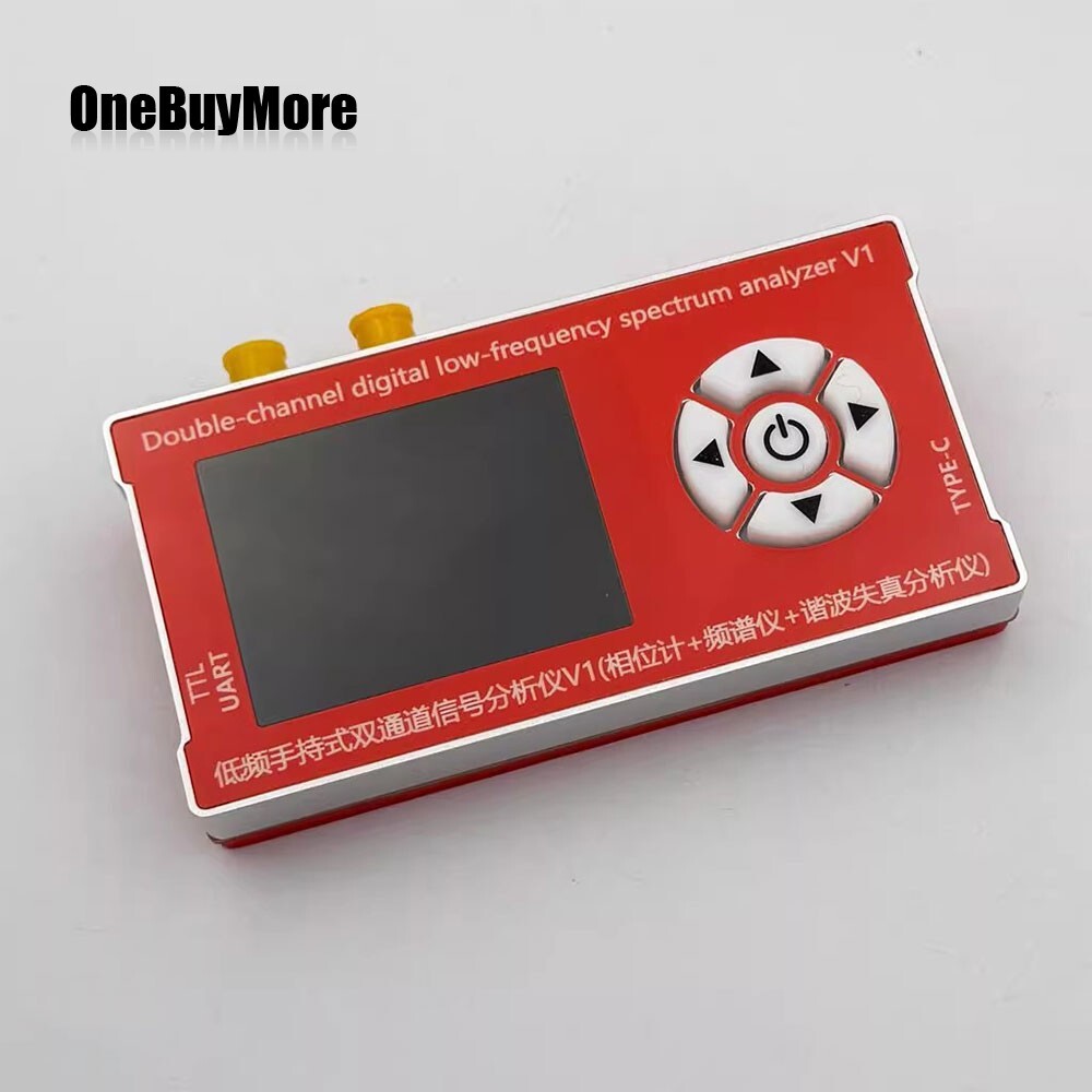 Double-channel Digital Low-frequency Handheld Spectrum Analyzer 10Hz-800kHz