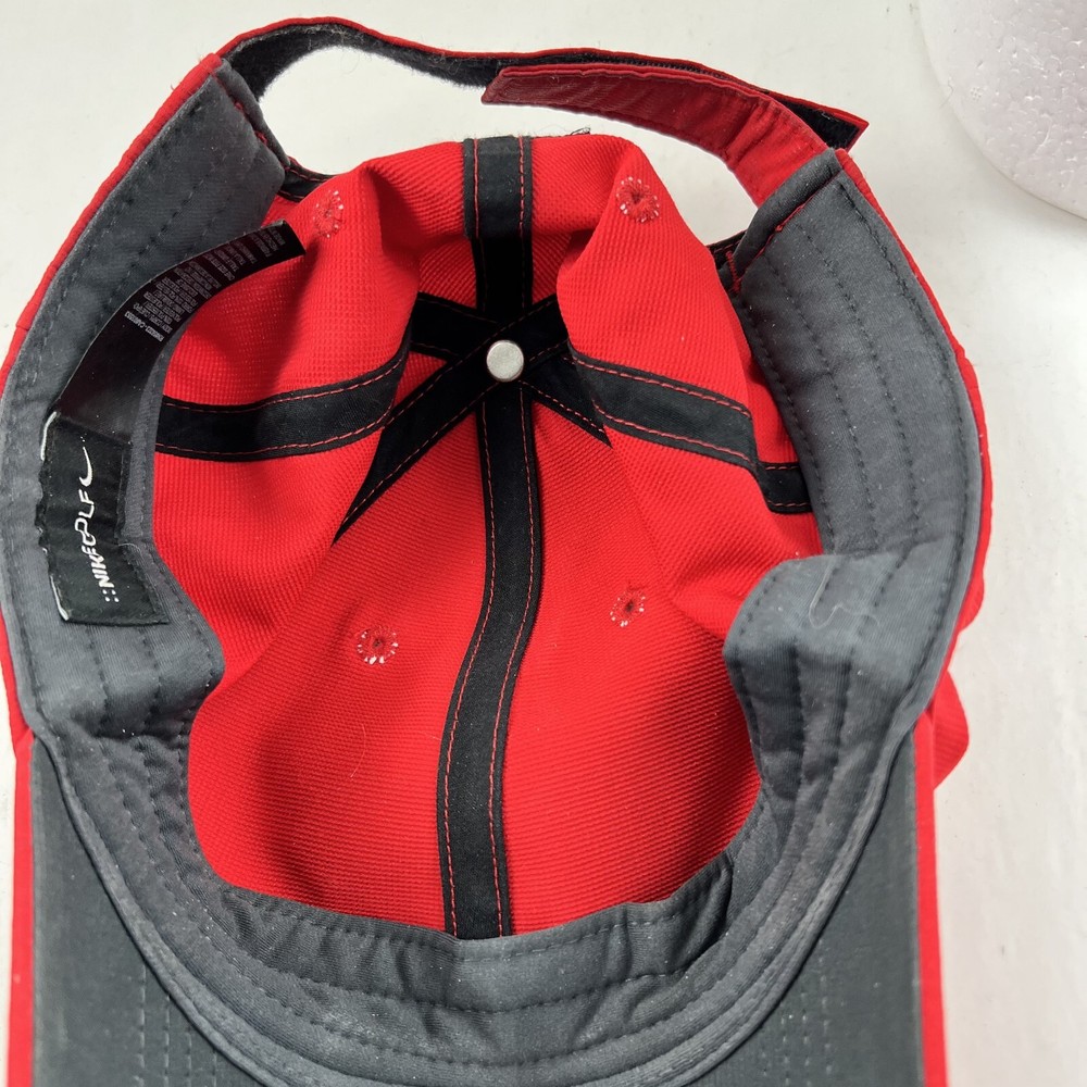 Nike Golf Hat Adjustible One Size Red