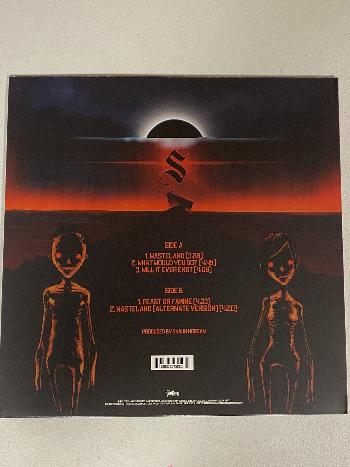 SEETHER BAND AUTOGRAPHED SIGNED PURGATORY EP VINYL LP ALBUM JSA COA # UU32275