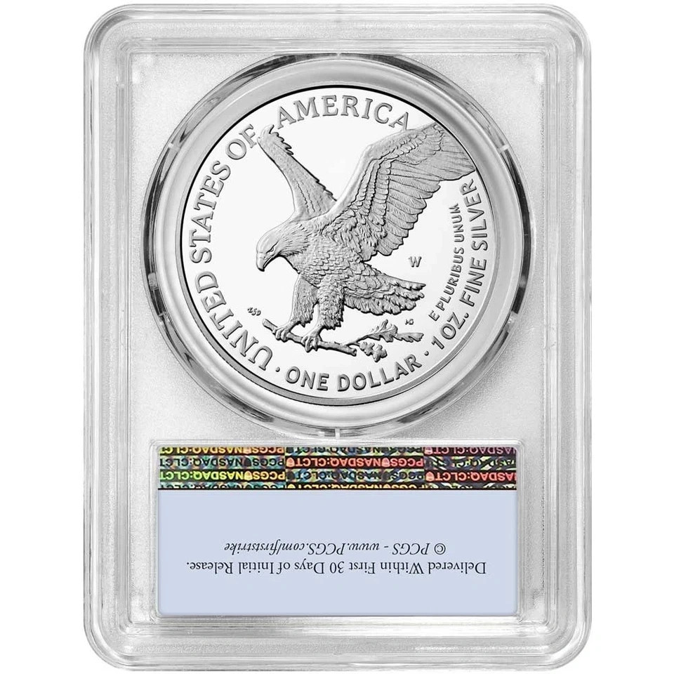 2023 W Bullion Silver Eagles PCGS PR-70 DCAM Silver Eagle