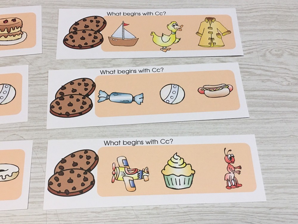 Phonics Cc- What Begins With Cc - Laminated Activity Set - Teaching Supplies