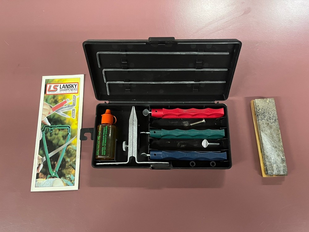 Lansky 3 Stone Controlled-Angle Knife Sharpening System Case Instructions