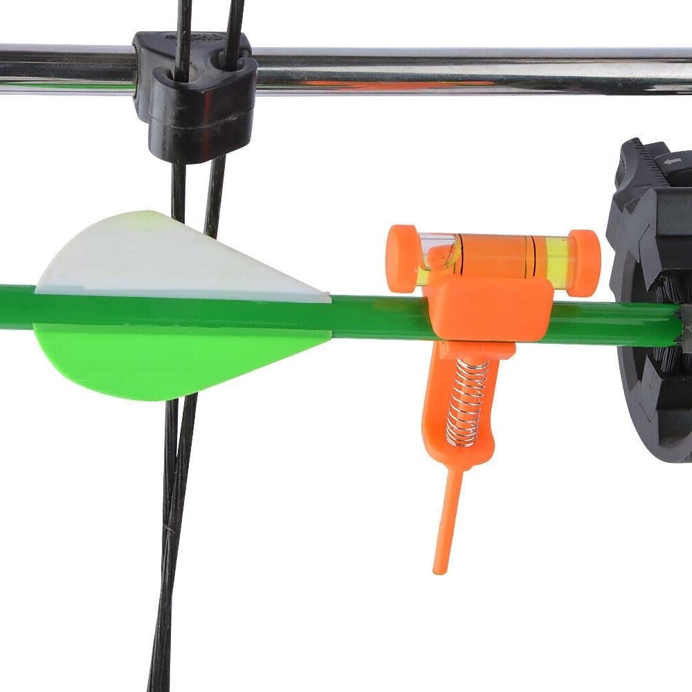 AHOSOUTLY Archery Spirit level Bow string Balancer Red