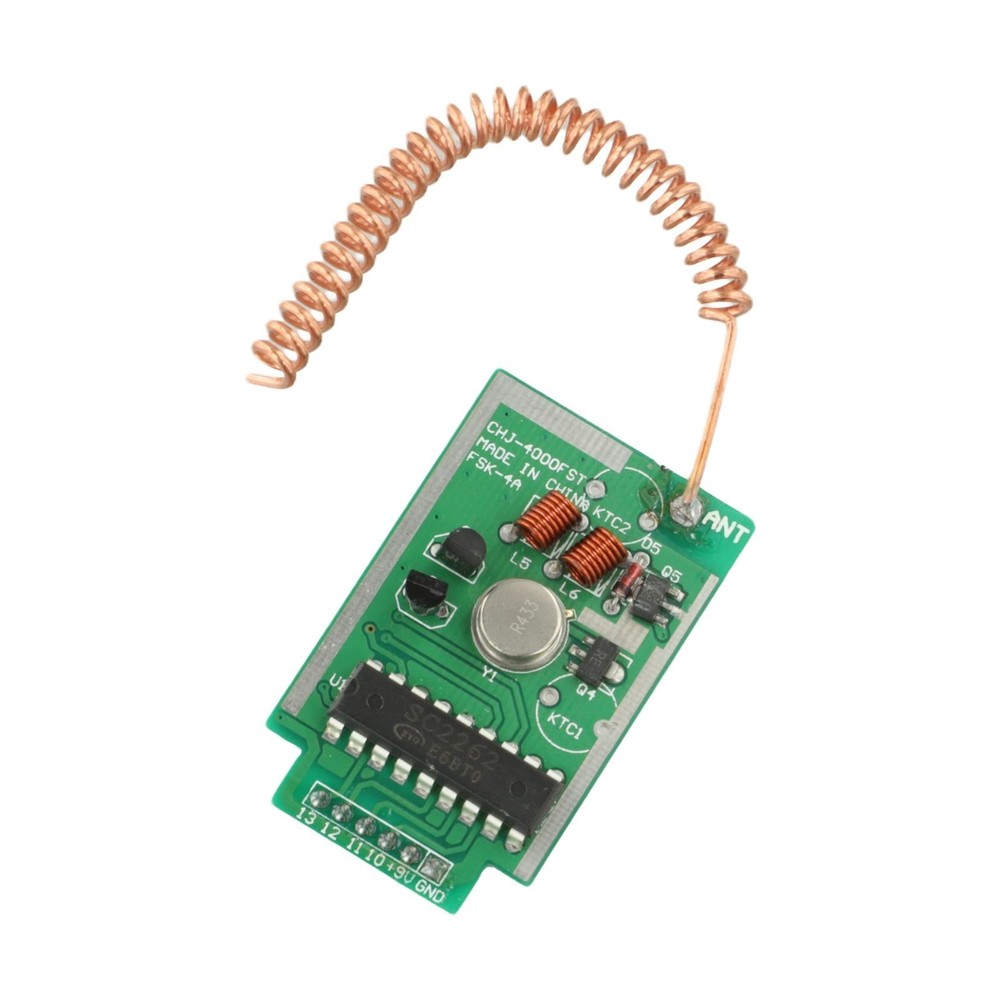 433 MHz Wireless Remote Control Transmitter Module Kit for Long Distance Use