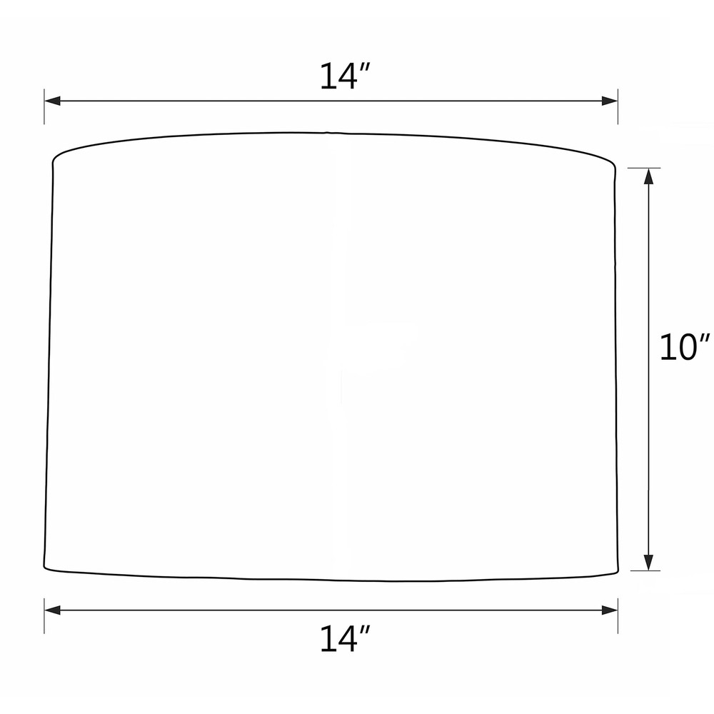 Aspen Creative 31012A Transitional Hardback Drum Shape Spider Construction La...