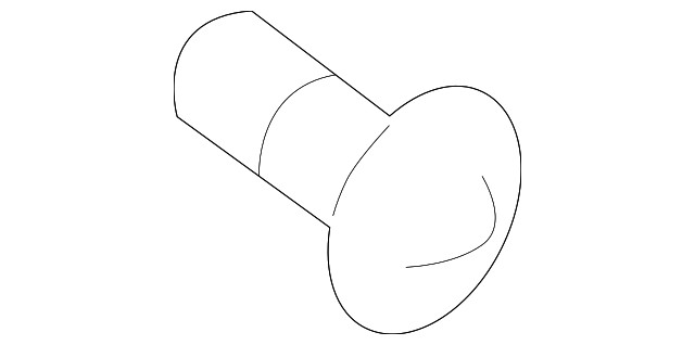 Genuine GM Handle Inside Screw 15676605