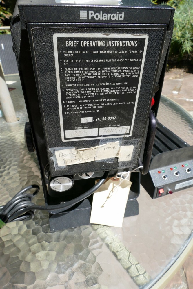 POLAROID IDENTICARD ID Card CAMERA printer - AS IS as found, untested