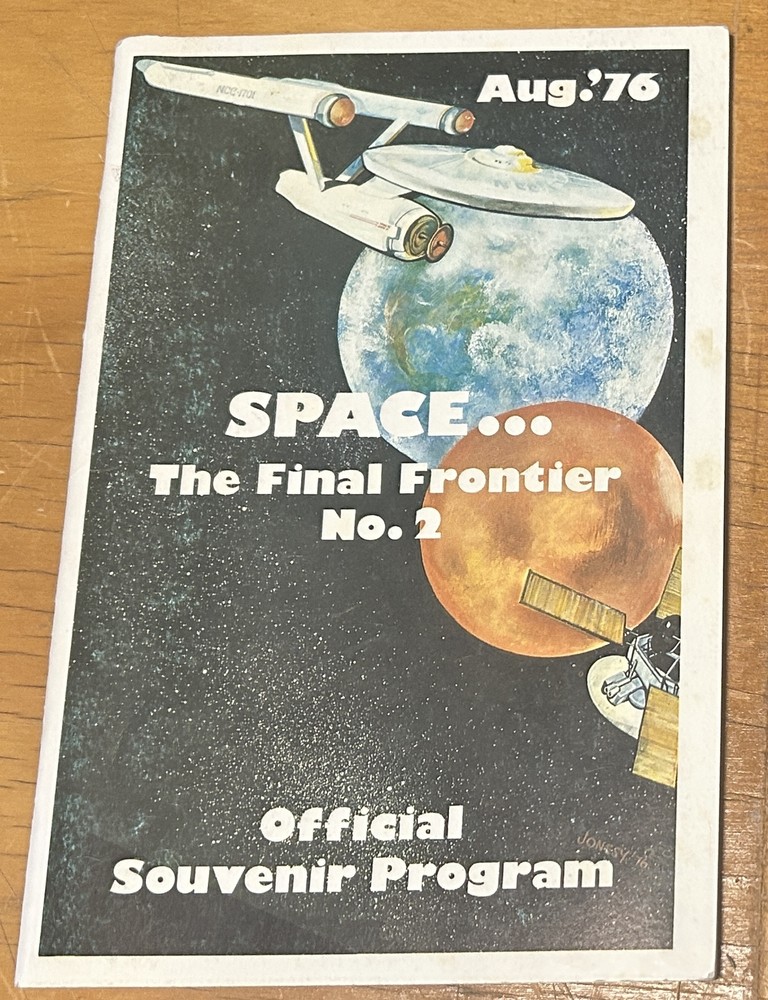 1976 STAR TREK SCIENCE FICTION CONVENTION PROGRAM OAKLAND CA FINAL FRONTIER 2