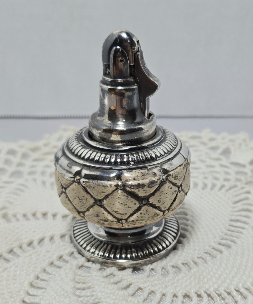 Ronson Gloria Silver Plated Table Lighter      (C5 OCC)