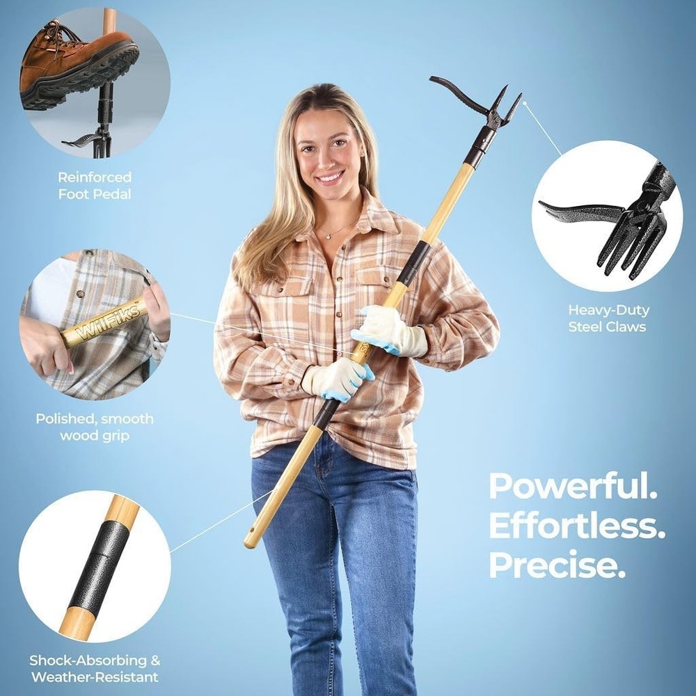 Foot Platform Design Weed Remover Tool - Effortless Weeding