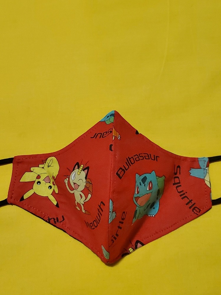 Youth Pokemon Adjustable Face Mask