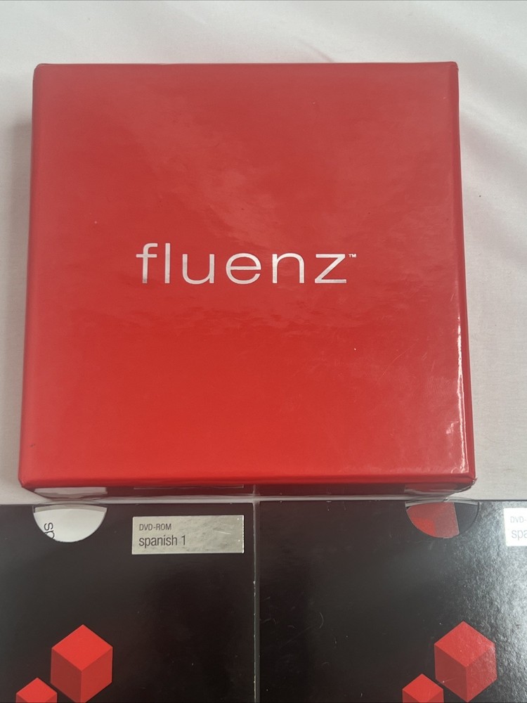 Fluenz Learn Spanish Español Language Complete 10 Disc PC/laptop + Audio CD Set