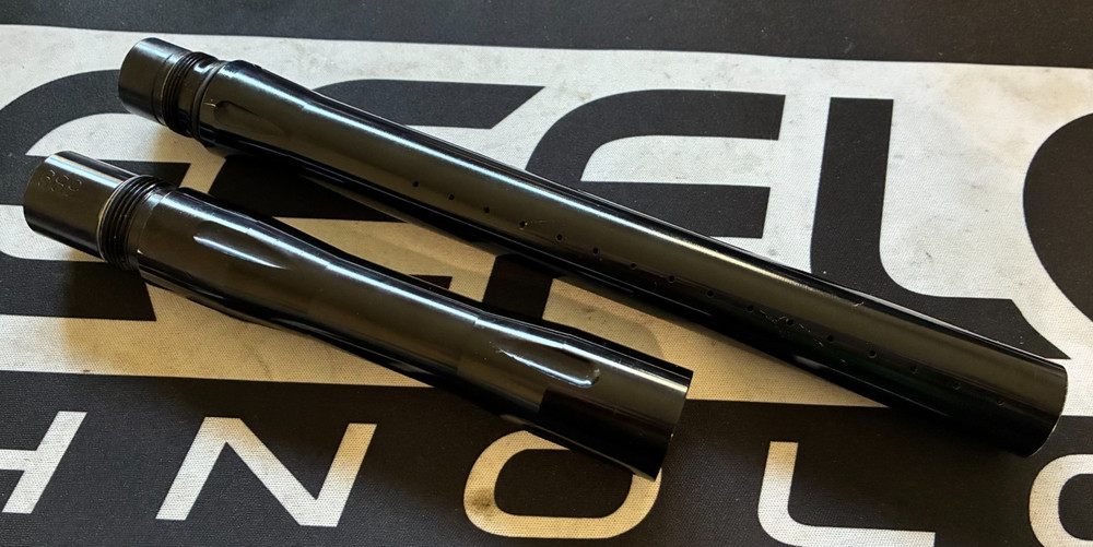 Macdev Matchstick 14" 2 Pcs Barrel .689 Autococker Thread Gloss Black Paintball