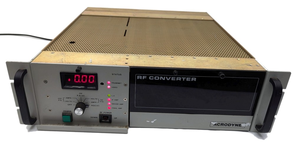 Acrodyne RF Signal Converter Model No. 24106601-505 Rack Mountable -Working Pull