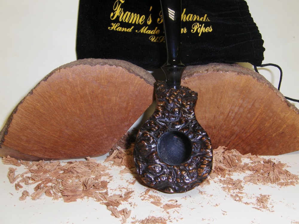 Frame's Freehand Danish Style Freehand Pipe With Vulcanite Stem !!!!!!!!