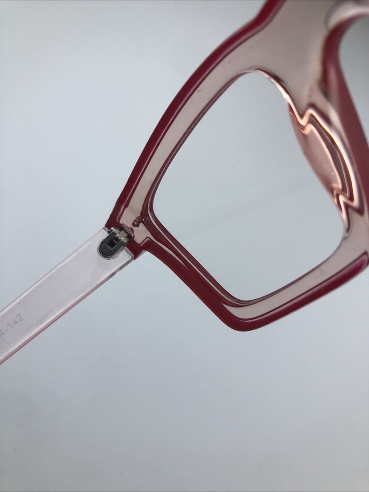 Glasses Blue Light Blocking Red Clear eyeglasses
