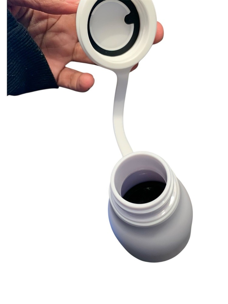 kencko Replacement Shaker Bottle Lid & Patented Filter Insert - White -Part Only
