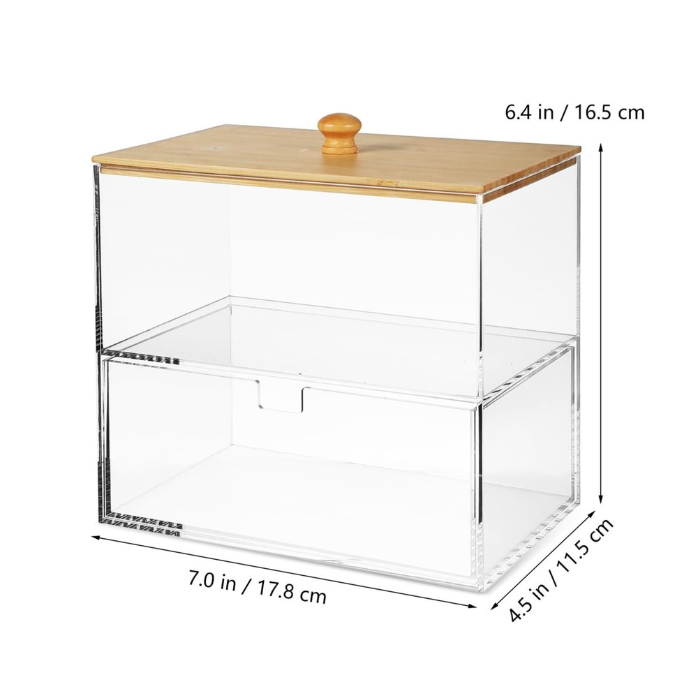 Laundry Pod Containers Acrylic Dryer Sheet Holder Stackable Laundry Room Orga...