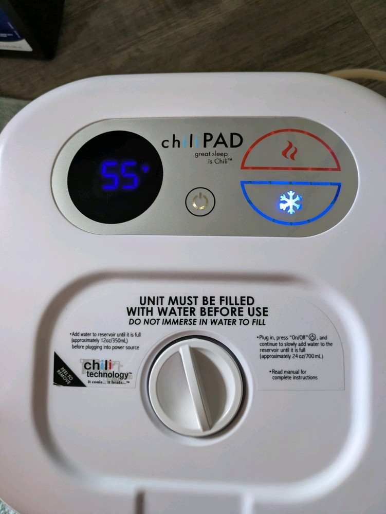 Chilipad Cube CP-CUBE Cooling Heating Sleep System Pump Unit/ Power Cord/Remote