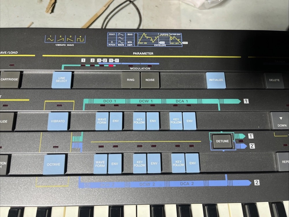 Casio CZ-5000 Keyboard Synthesizer, 61 Key