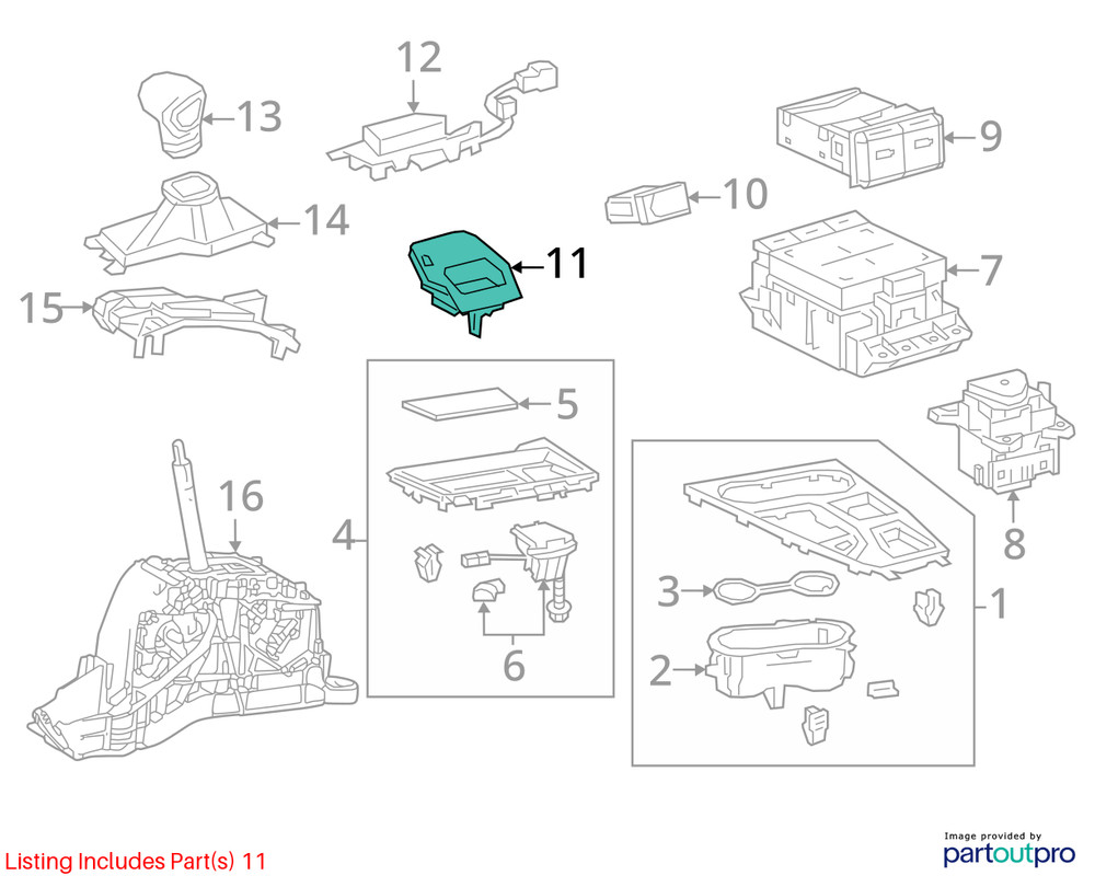 2020 LEXUS UX200 Audio Switch 86170-76030 OEM