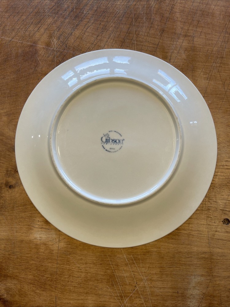 Gibson FRUIT OFF WHITE Dinner Plate 10 1/2" 1 ea 8 available