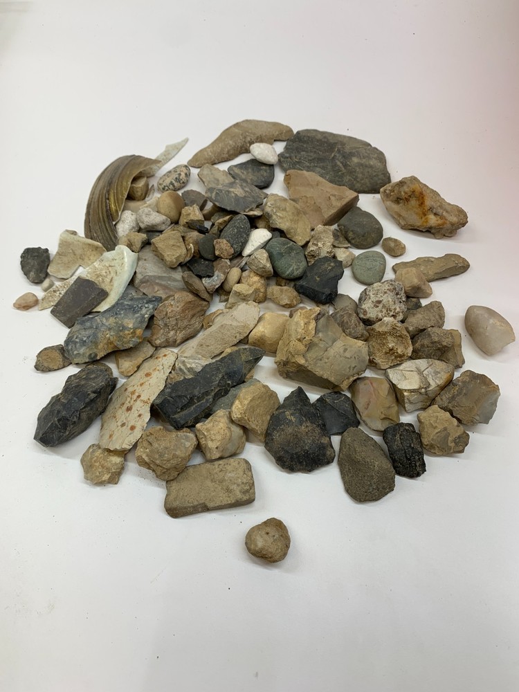 Rocks Mixed Group Assorted Sizes and Kinds A Little Almost 4 Pounds (Group #6)