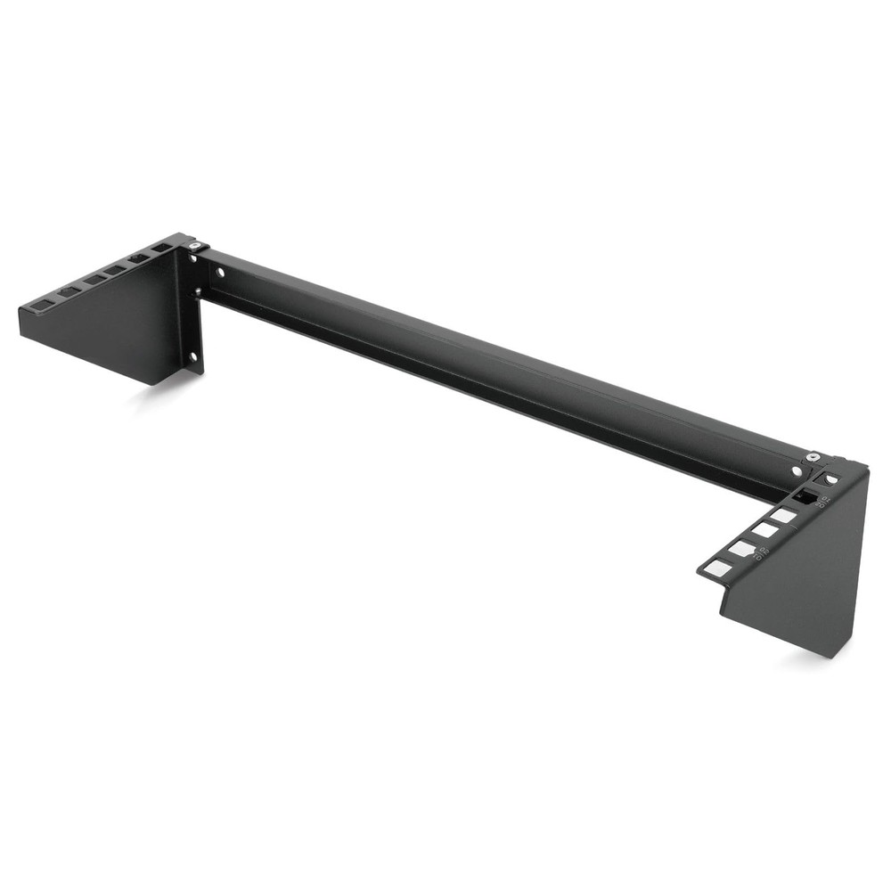 2U Foldable Vertical Wall Mount Rack Patch Panel Server Bracket For 19 Inch