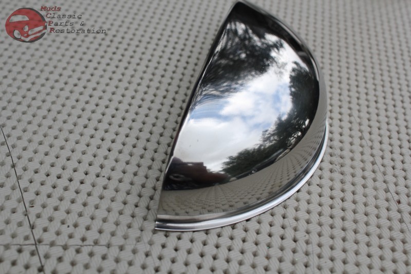 Custom Headlight Lamp Bulb Covers Shields 5" Stick Out Pop Up Raised Half Moons