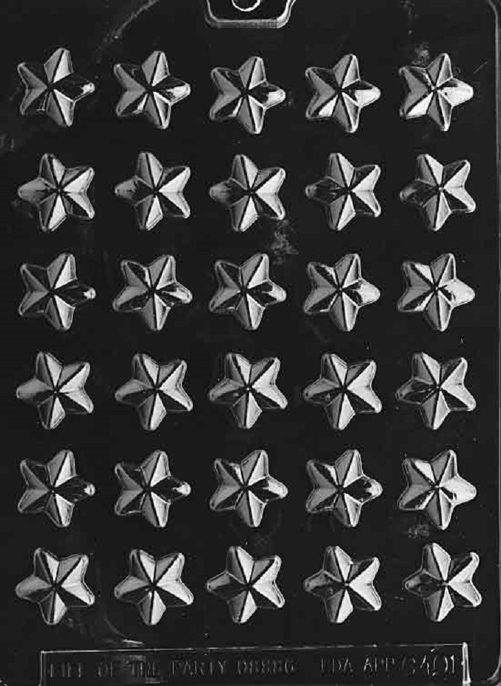 C401 Christmas Star Chocolate Candy Mold