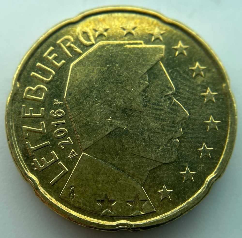 Luxembourg 20 euro cent 2016