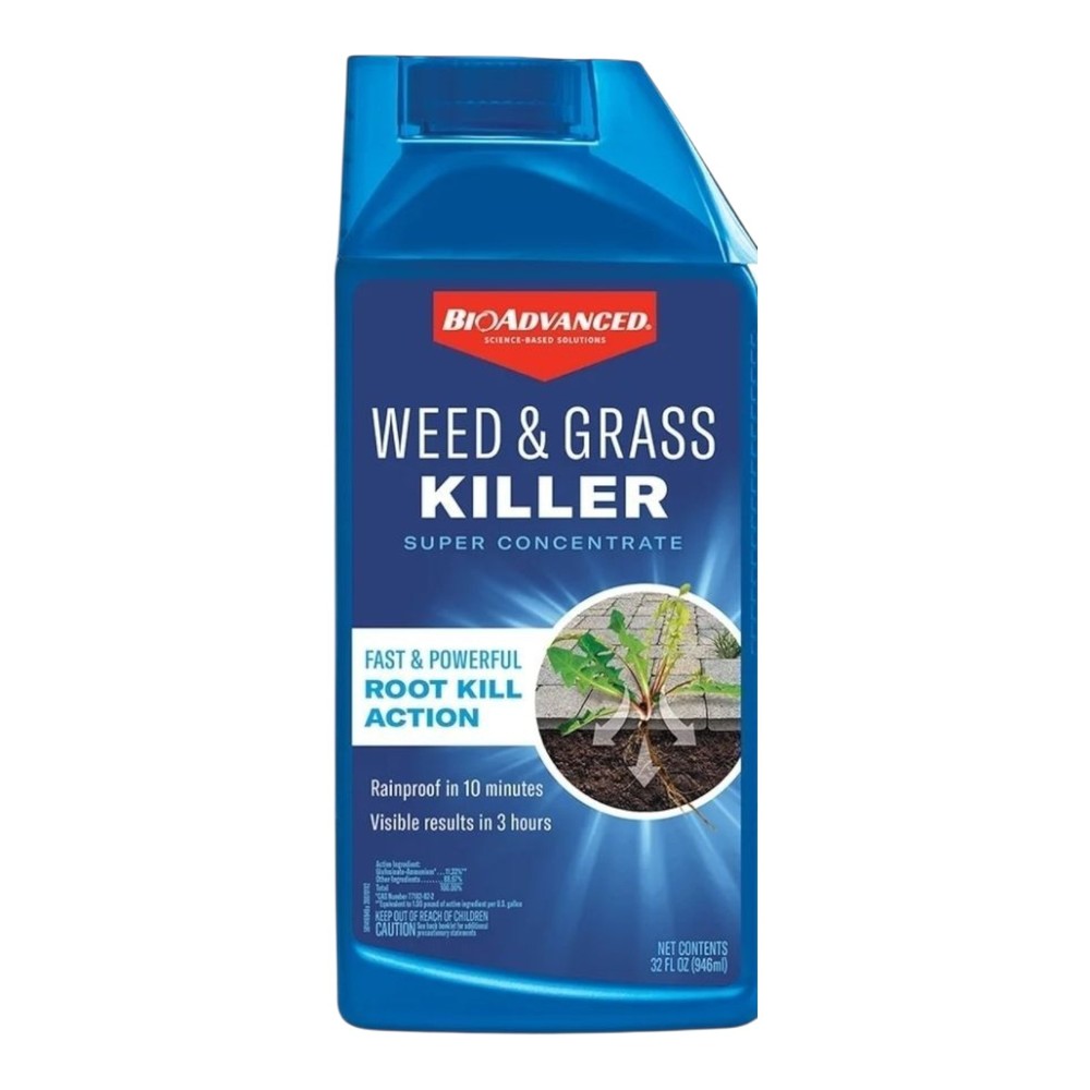 BioAdvanced Weed & Grass Killer Super Concentrate, 2 Bottle Bundle 32-Oz Each