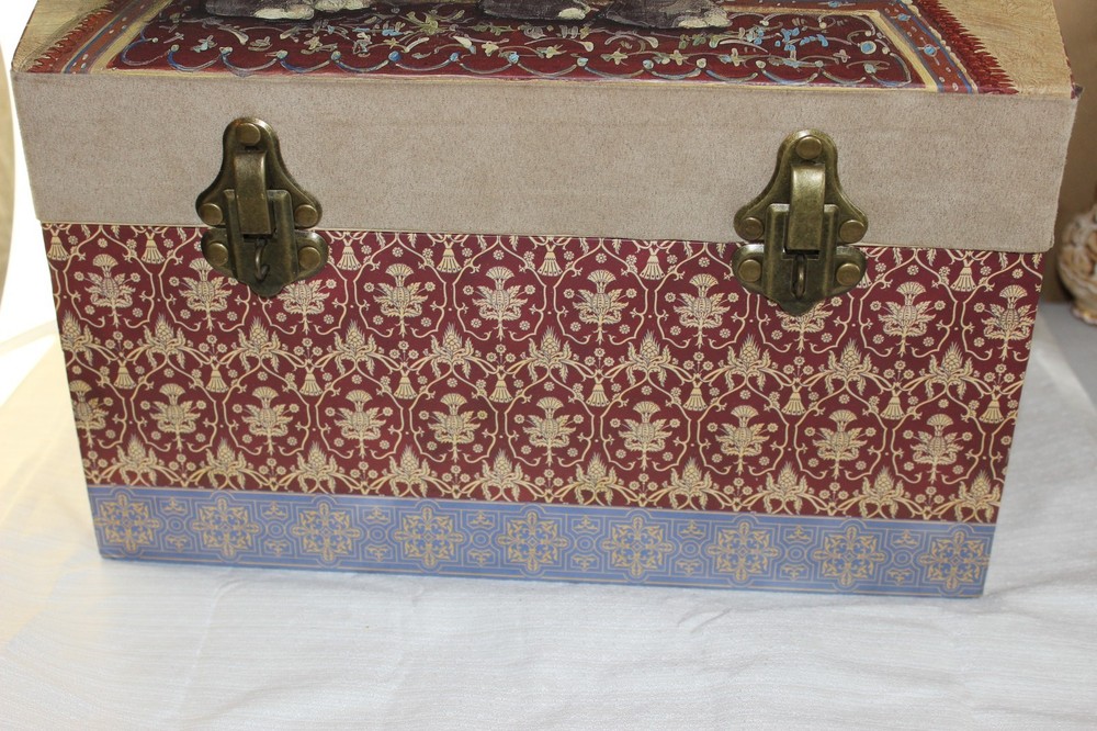 Elephant wooden llike Chest