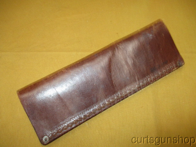 Brown Leather Cartridge Carrier for 30-06 Class Bullets